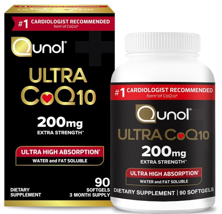 Boost Your Heart Health and Energy with Qunol CoQ10 200mg Softgels